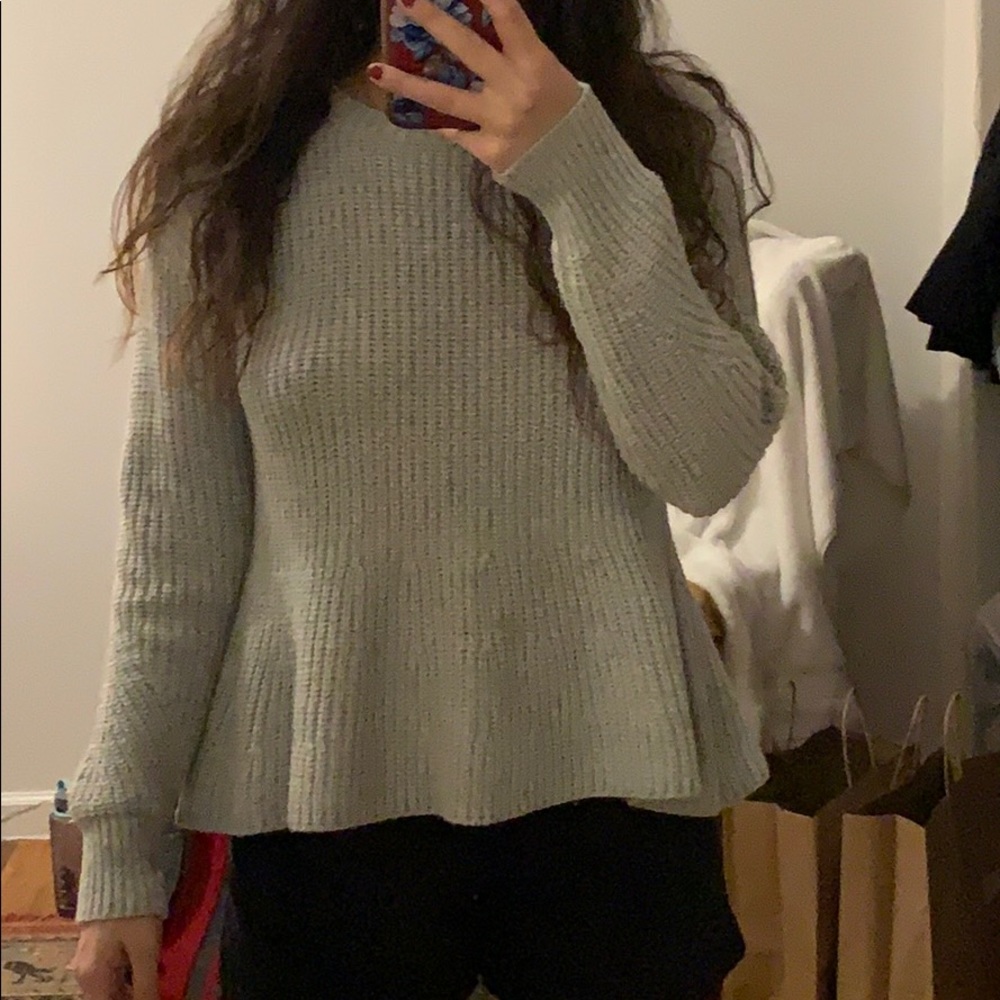 John + Jenn Peplum Sweater